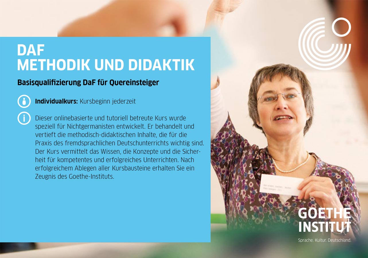 Informationsmaterial f&uuml;r das Angebot der Fernstudienkurse